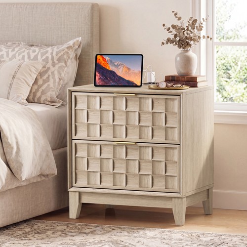 Nightstand with drawer - with, 2-drawer