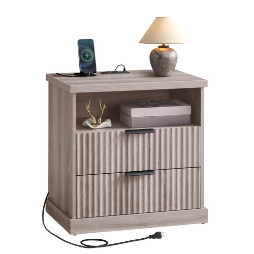 Nightstand with charging - nightstand,